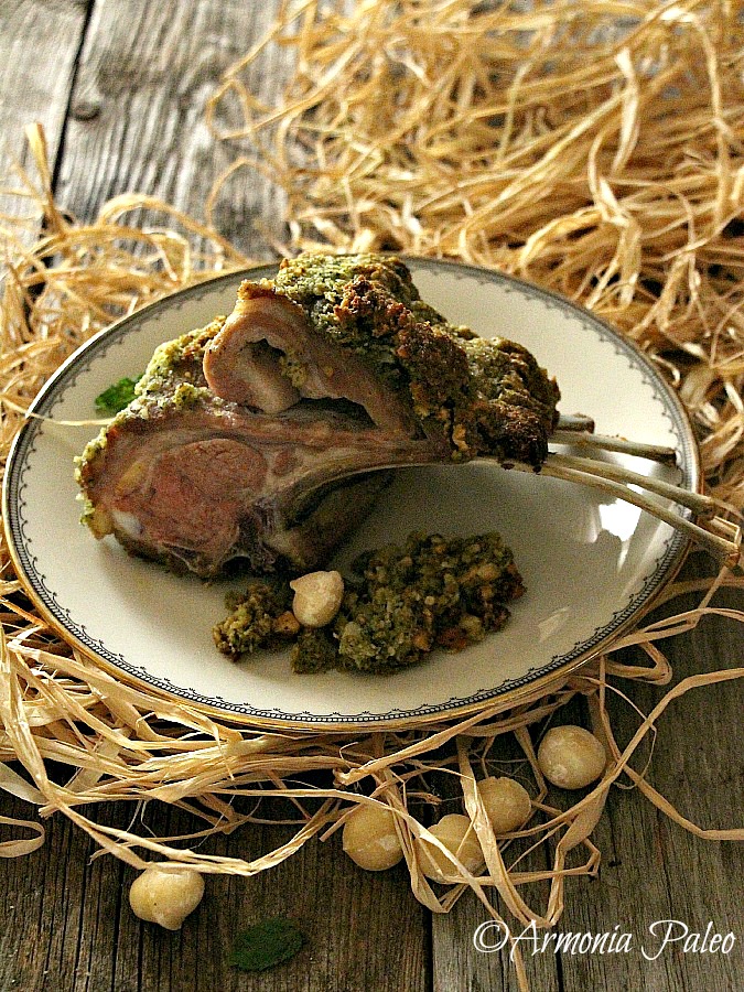 Rack of Lamb with Macadamia and Herb Crust - Carré di Agnello con Noci di Macadamia e Crosta di Erbe