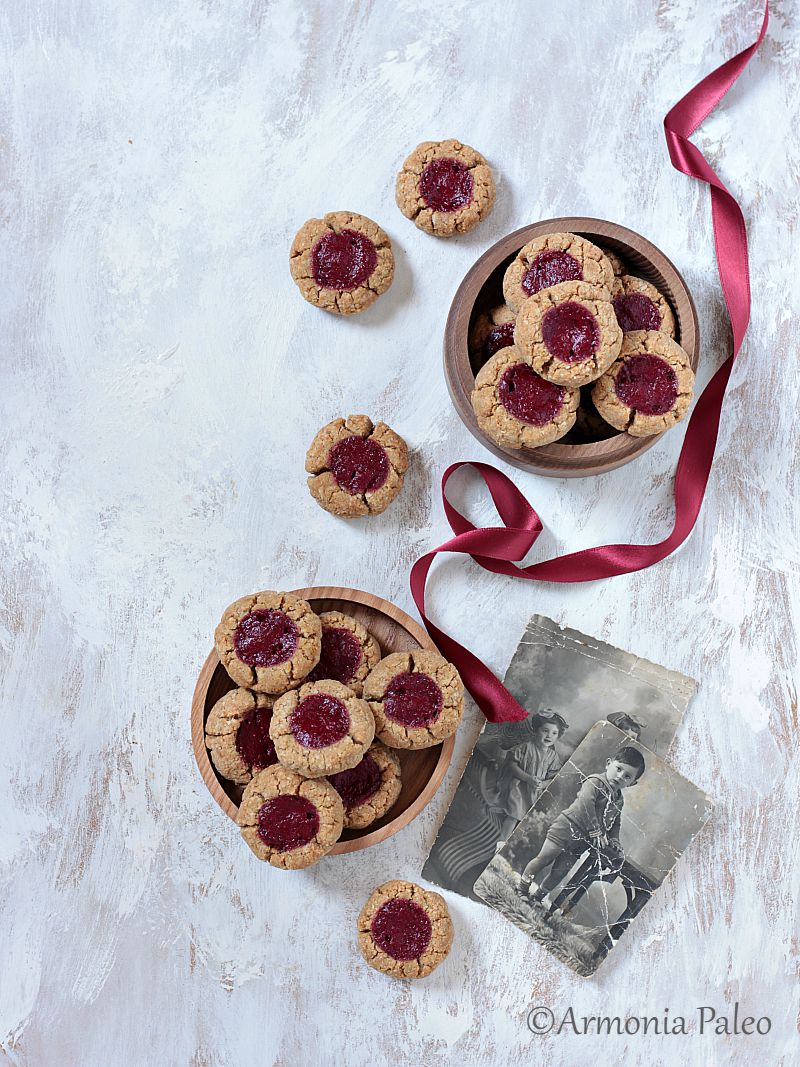 Biscotti Thumbprint alle Fragole