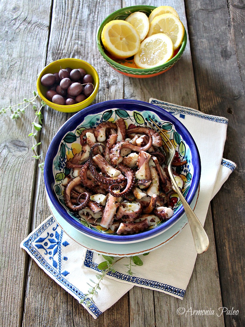 Grilled Octopus - Polpo Grigliato alla Greca