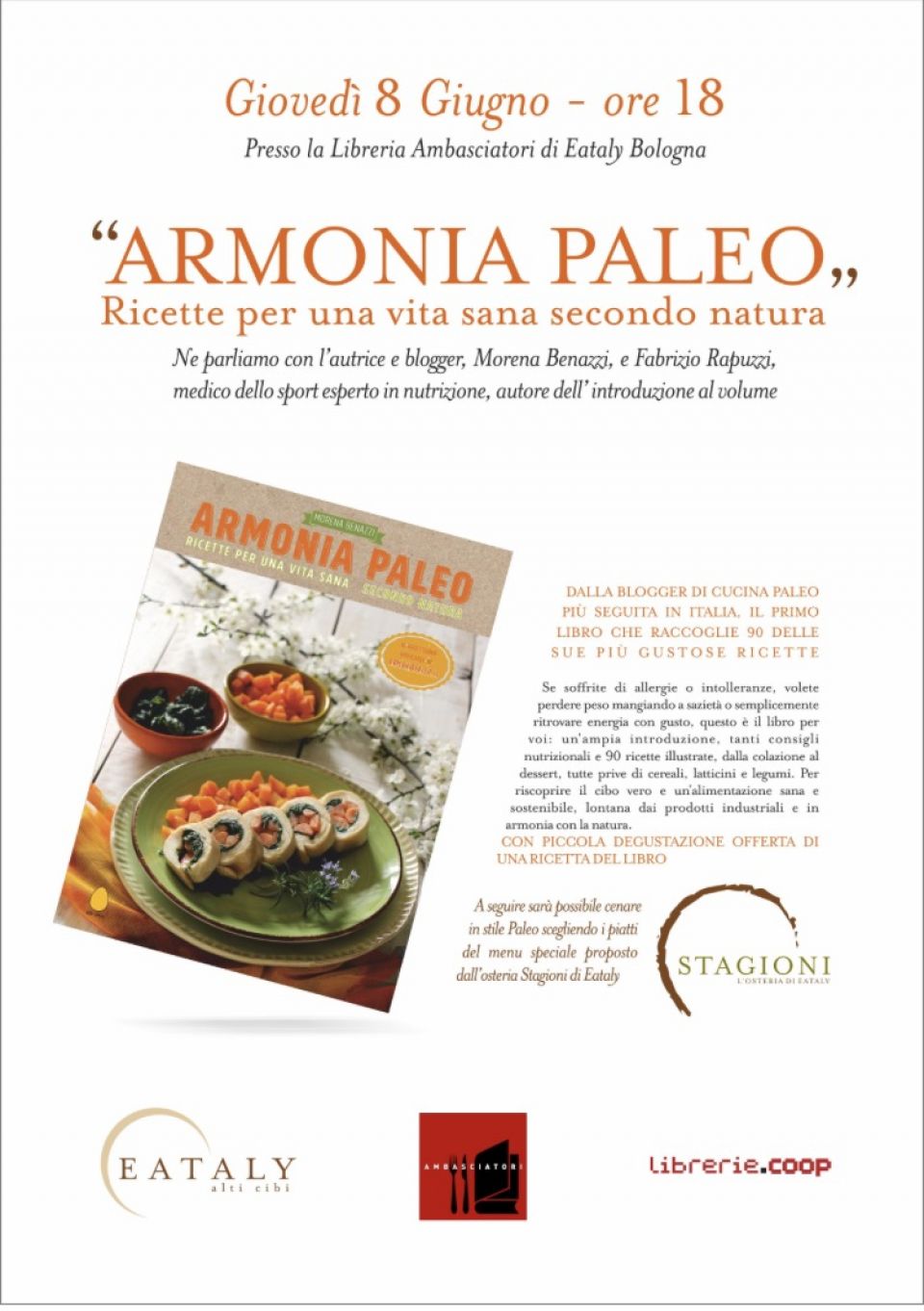 Presentazione del mio libro &quot;Armonia Paleo&quot; a Bologna