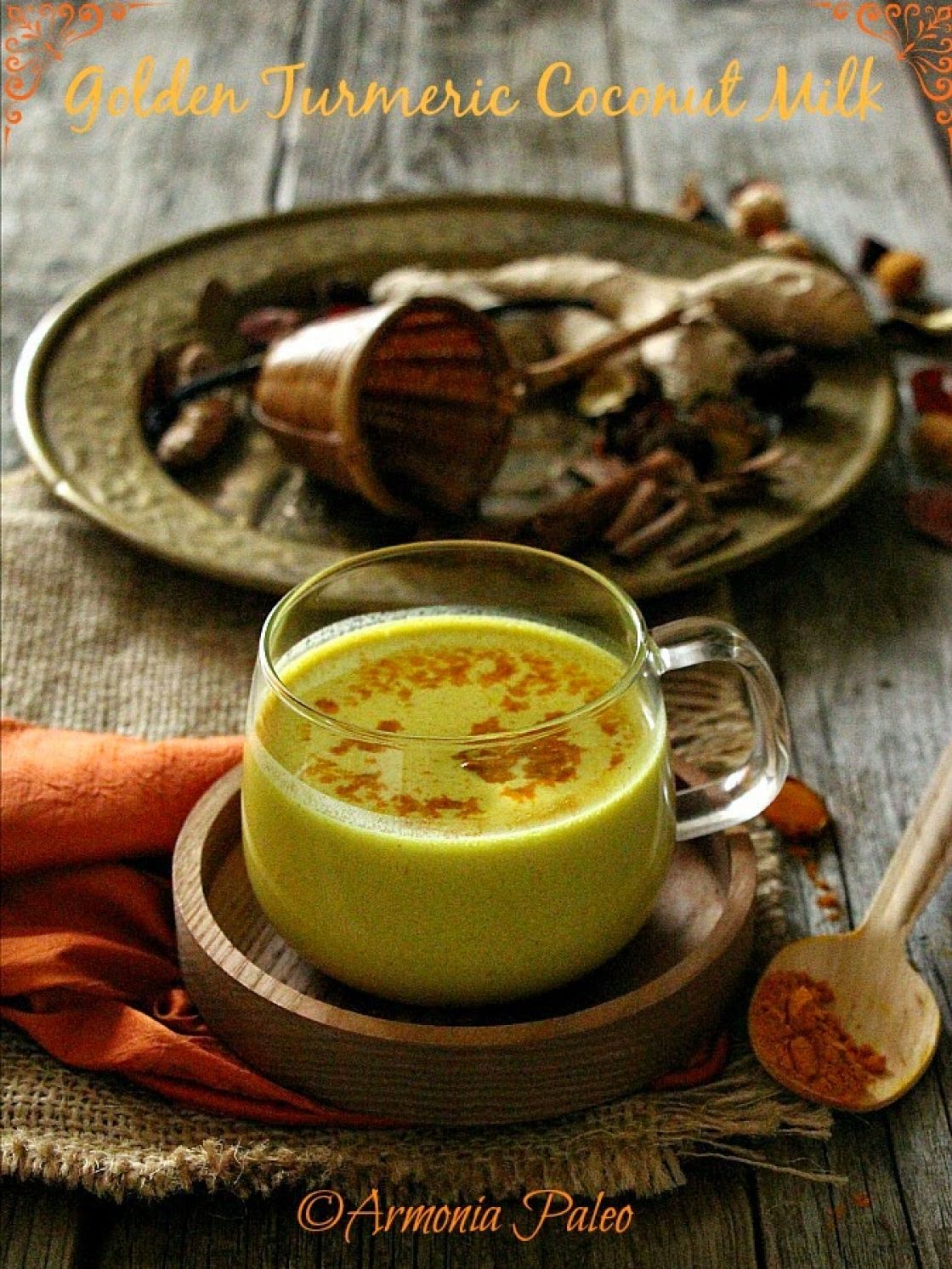 Golden Turmeric Coconut Milk - Latte d&#039;Oro - Latte di Cocco alla Curcuma
